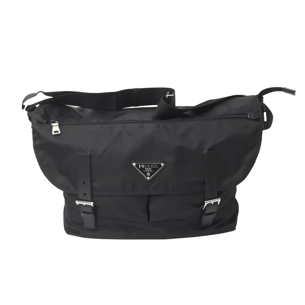 Prada Messenger Crossbody Bag Shoulder Black - Picture 2 of 10